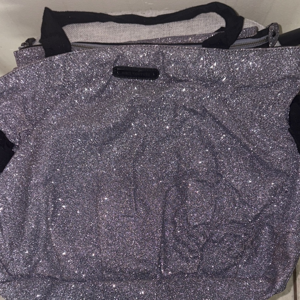Juicy Couture Glittering Silver Tote
